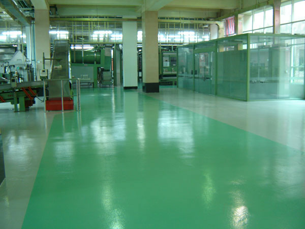 Epoxy resin self-leveling floor